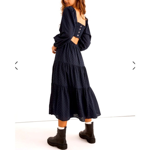 NWT Madewell Lucie Cutout-Back Midi Dress, Size 2X - Picture 1 of 7